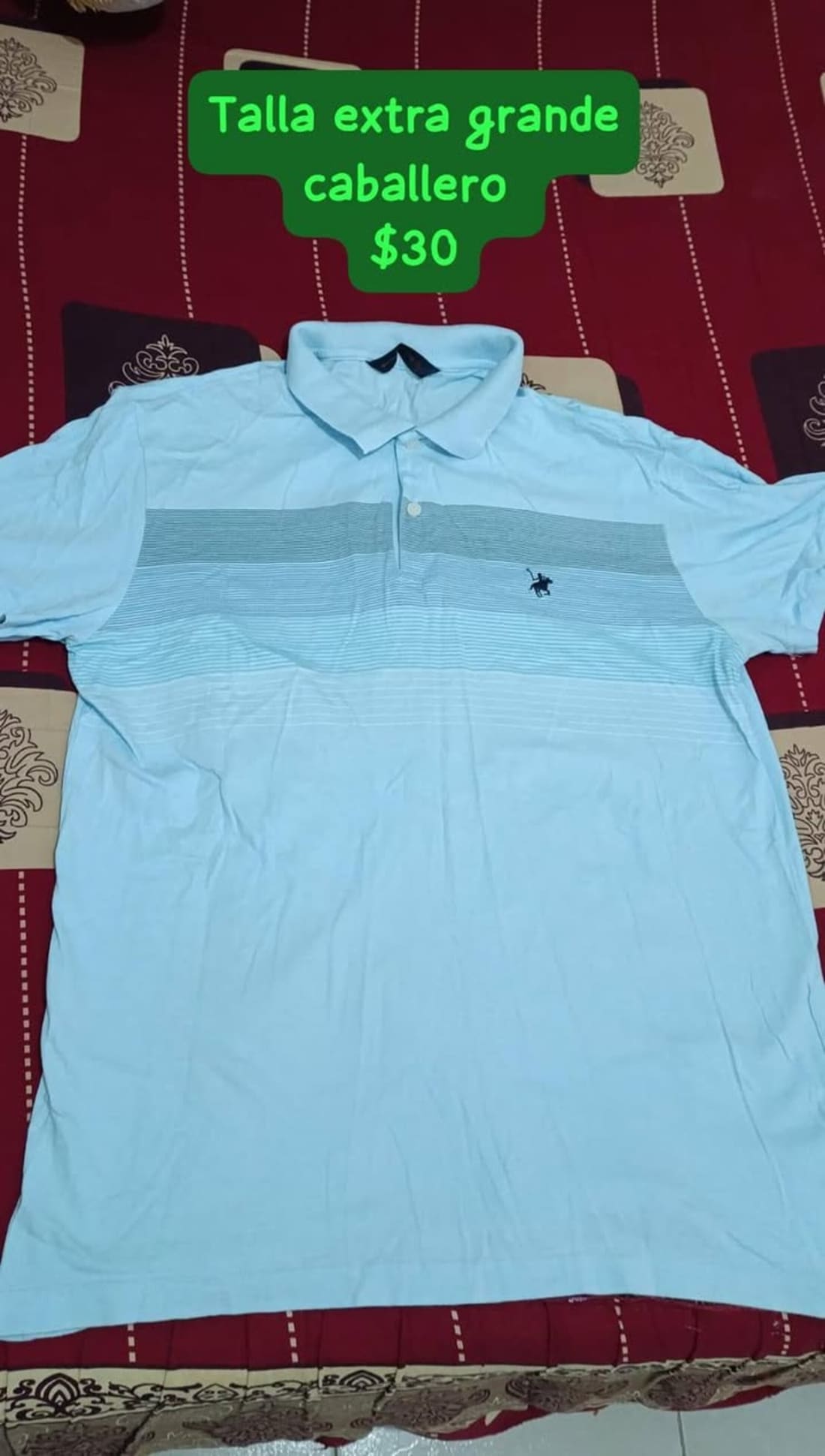 Ropa de caballero $25 a $30