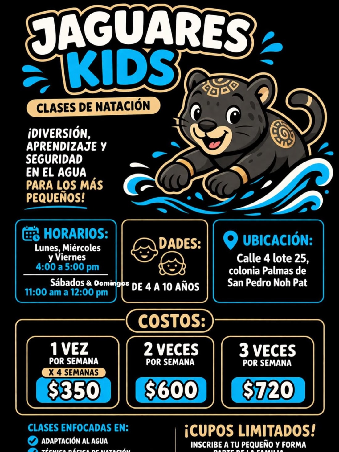 Jaguares Kids - Clases de Natación