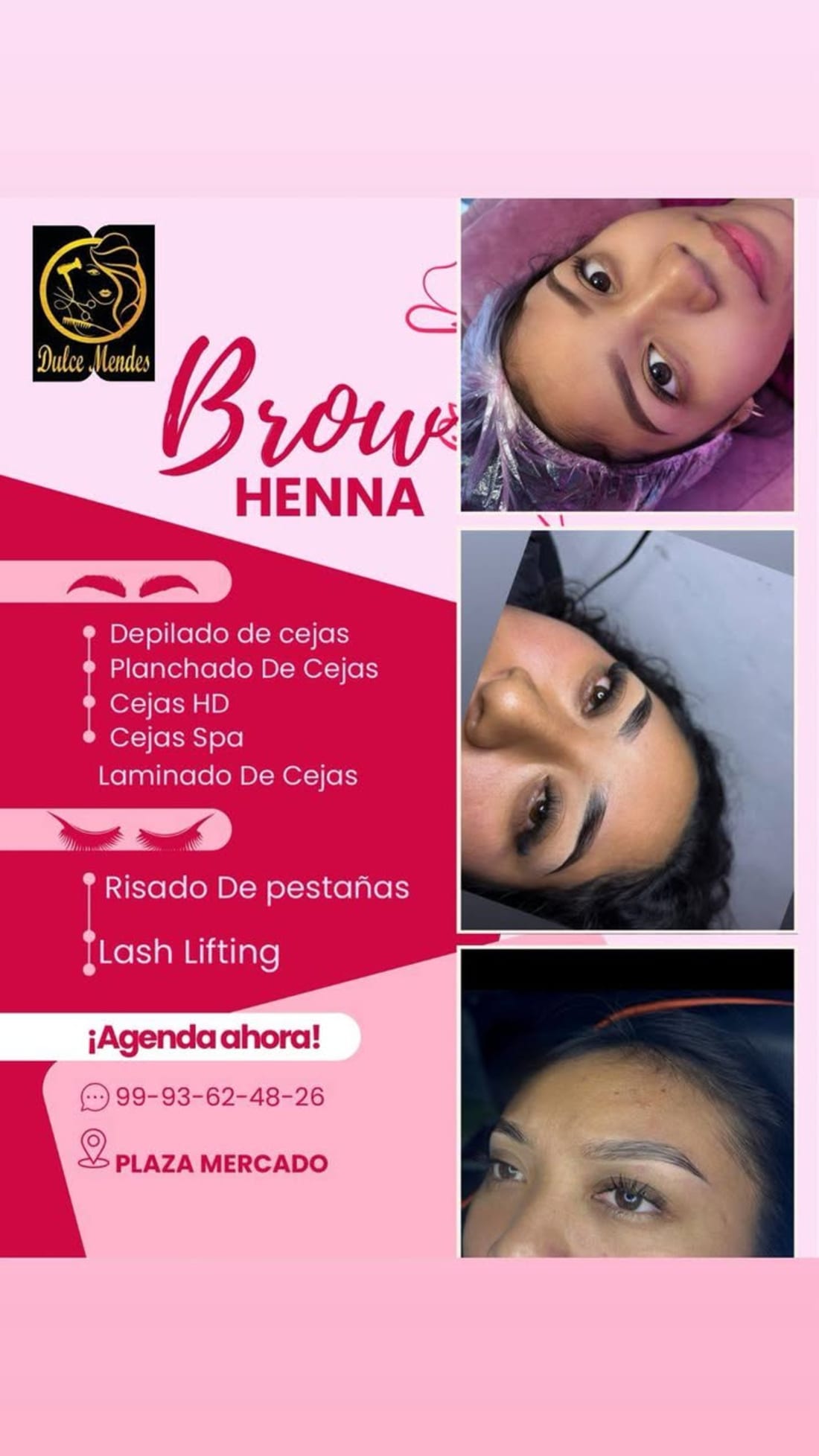 Dulce Mendes - Servicios de Cejas