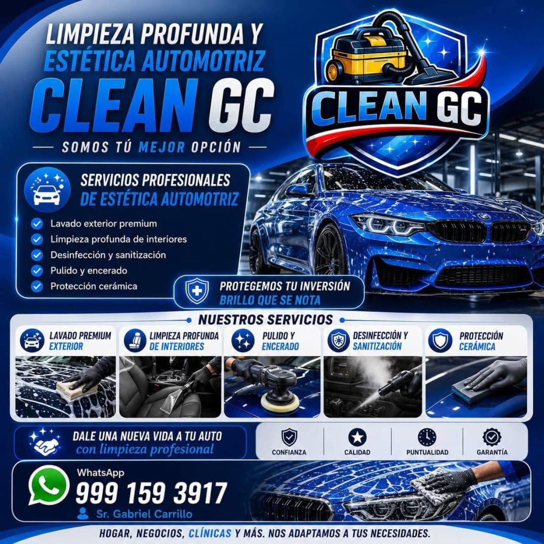 Clean GC limpieza automotriz