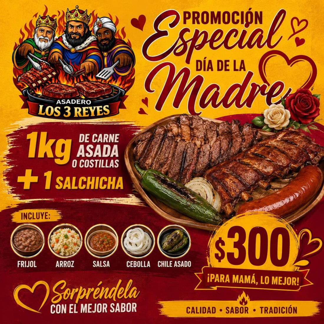 Los 3 Reyes Asadero Caucel
