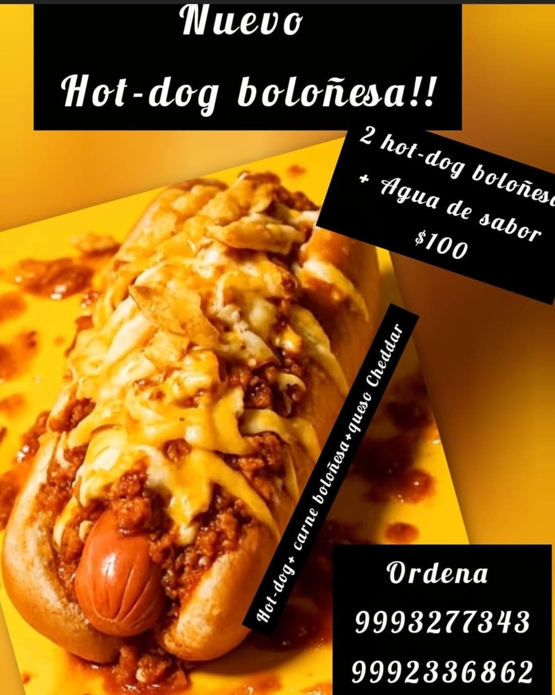 Hot Dog Boloñes Alejandra Miranda