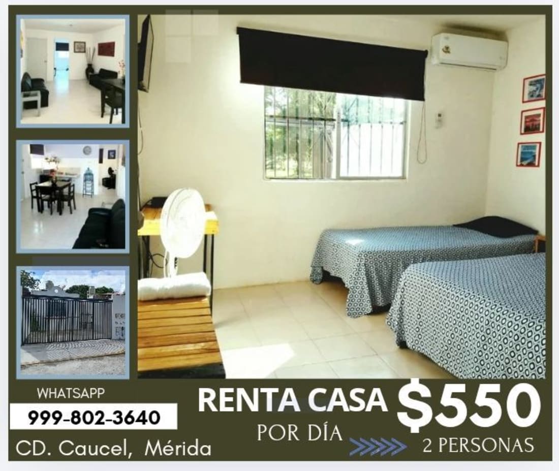 Renta Casa Cd. Caucel