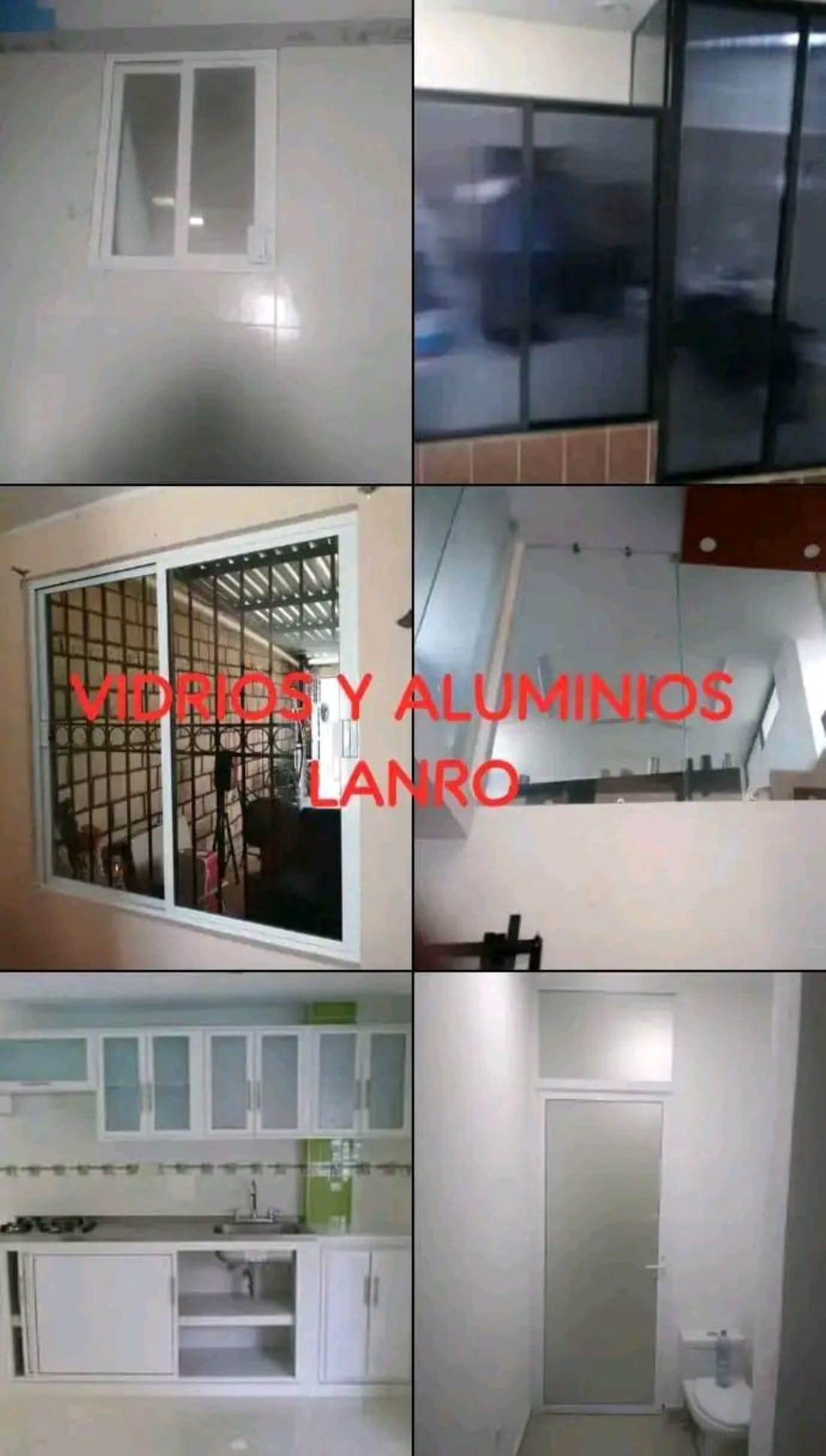 Servicios Lanro Aluminio y Vidrios