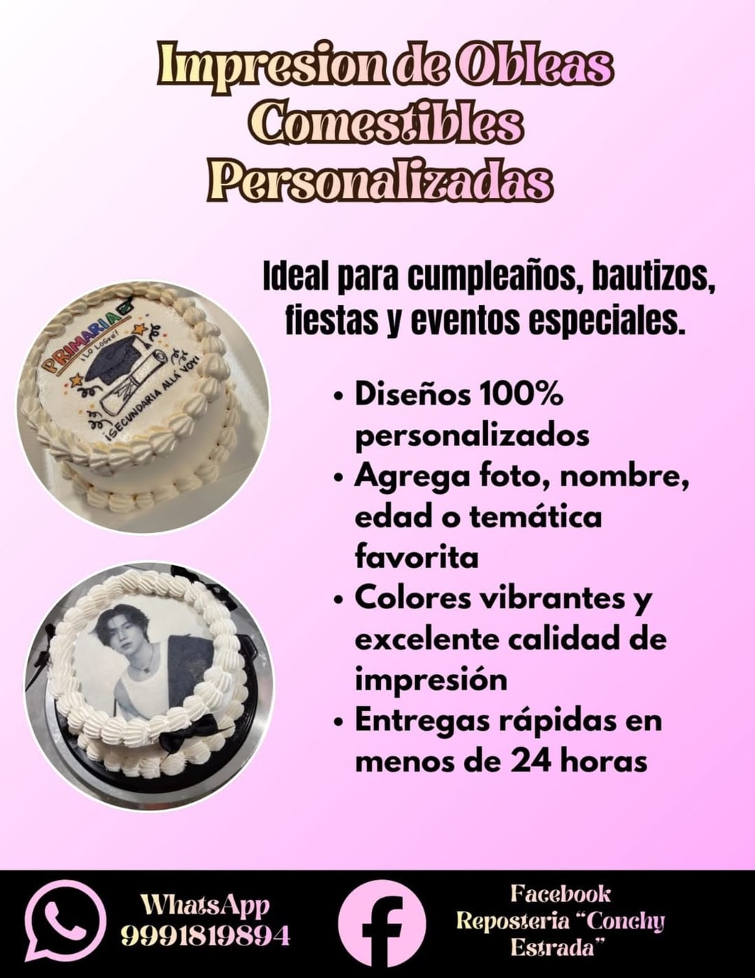 Conchy Estrada Repostería