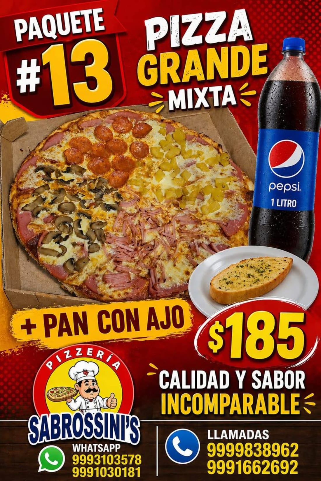 Pizzería Sabrossinis