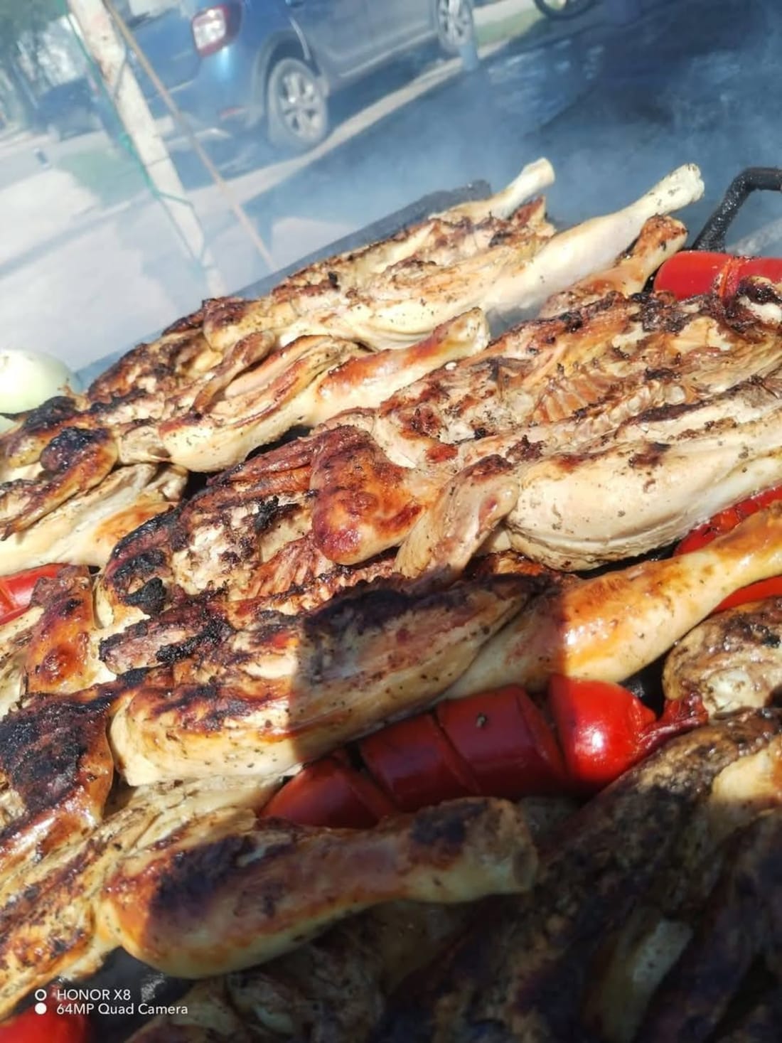Pollo asado en calle 21 por 19a