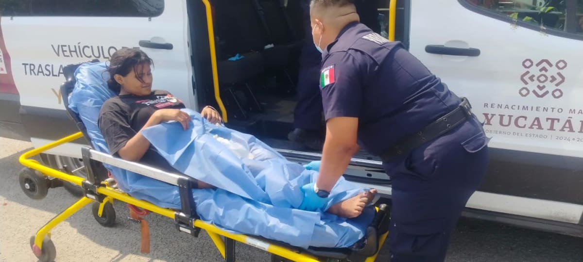 Mujer Da a Luz en Ambulancia Rumbo a Mérida; Madre e Hija Estables