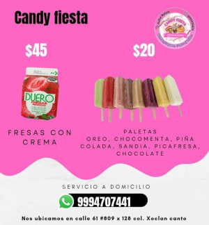 Candy Fiesta - Frappes, Waffles, Crepas