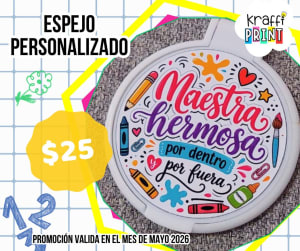 Kraffi Print, Regalos personalizados para el Día del Maestro desde $25