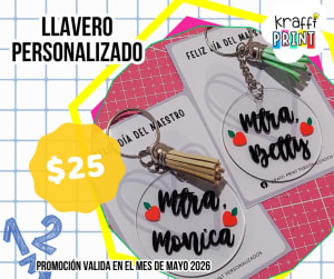 Kraffi Print, Regalos personalizados para el Día del Maestro desde $25