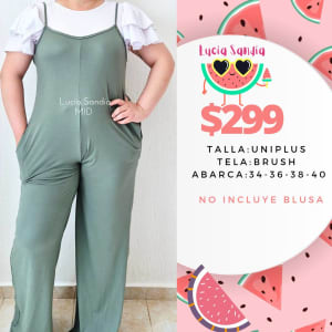 Lucía Sandía MID ropa curvy y plus con promos de verano