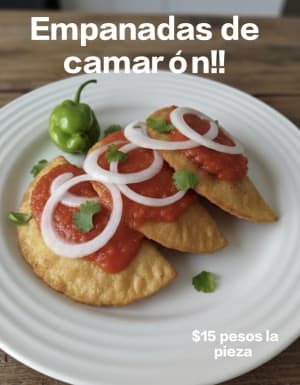 Chilpachole y empanadas de camarón, Receta tradicional con camarones frescos