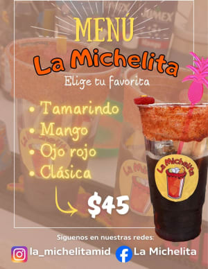 Micheladas La Michelita $45 en Calle 47, Montejo