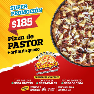 Pizzas en PIZZERÍA Rodrigo's