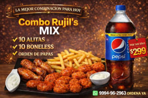 Rujil's Restaurante, Paquete Dorado Combo a Domicilio