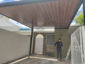 Pérgolas de fibrocemento en Mérida desde $2,500 m²