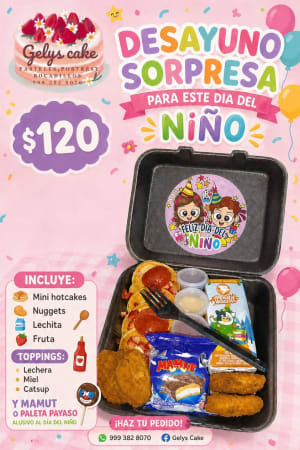 Box lunch y dulce antojo para el Día del Niño, Desde $100