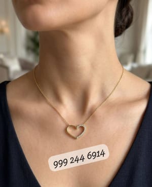 Joyeria Kartish Mérida, Collar de corazón con meses sin intereses