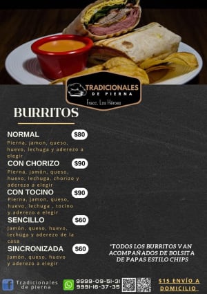 Tradicionales de Pierna - Sandwiches en Fracc. Los Héroes