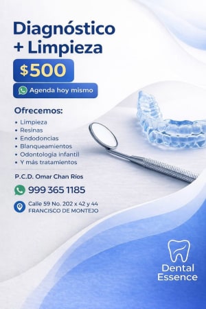 Dental Essence Diagnóstico Limpieza