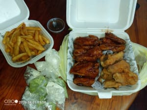 Alitas y boneless promoción