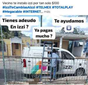 Servicio Izzi Internet y Telefonía