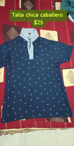 Ropa de caballero $25 a $30