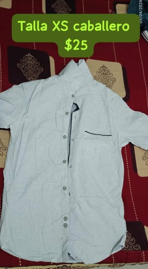 Ropa de caballero $25 a $30