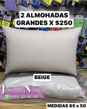 Almohadas grandes promoción