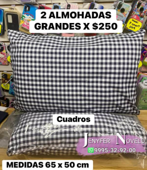 Almohadas grandes promoción