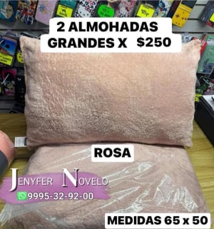 Almohadas grandes promoción