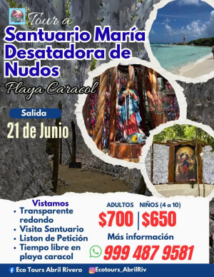 Tours y viajes a playas de Yucatán