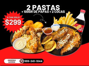 Food Burger - Promoción Pastas Alfredo