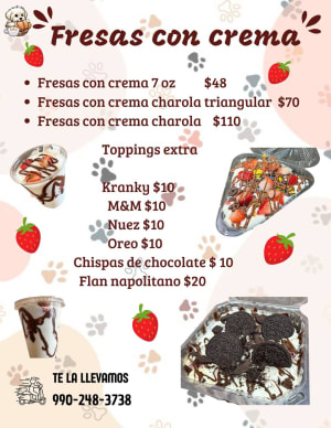 Fresas con Crema Lilu