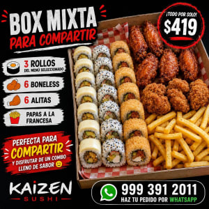Kaizen Sushi Promoción de viernes