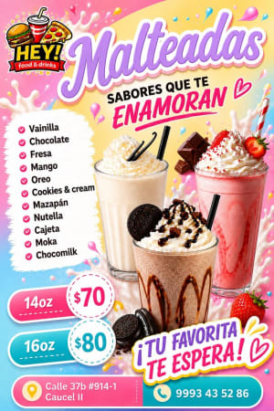 Hey Pizza Food & Drinks