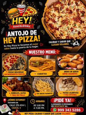 Hey Pizza Food & Drinks