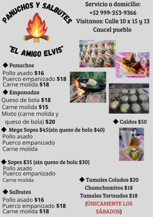 Panuchos y Salbutes El Amigo Elvis