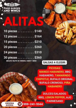 Alitas y Snacks Express