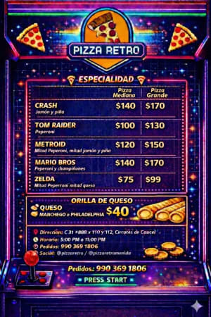 Pizza Retro