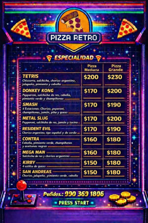 Pizza Retro