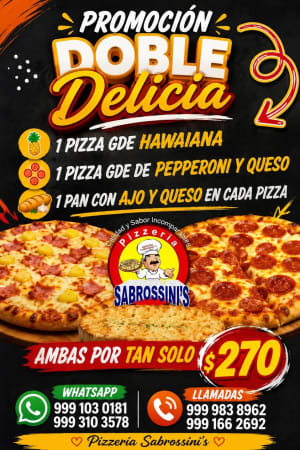 Pizzería Sabrossinis
