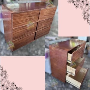 Cajonera de madera reforzada