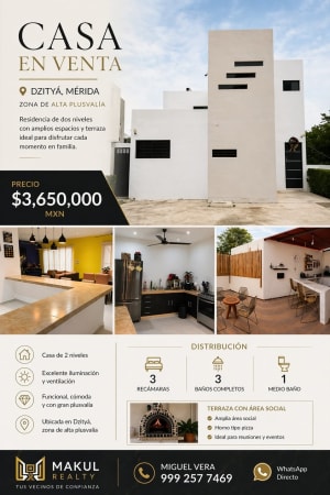 Casa en Venta Dzityá