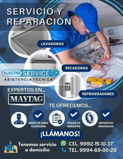 ElectroService, Reparación de lavadoras, secadoras y centros de lavado — Altabrisa