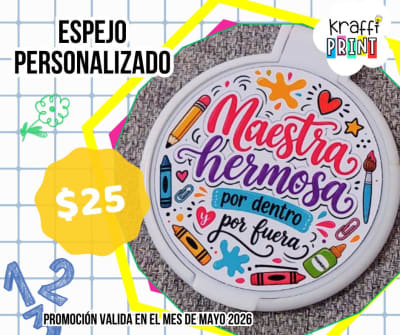 Kraffi Print, Regalos personalizados para el Día del Maestro desde $25 — Francisco de Montejo