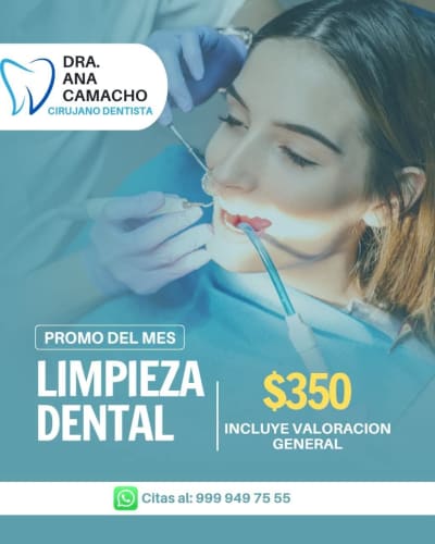 Limpieza dental con eliminación de sarro, $350, atención lunes a domingo — Francisco de Montejo