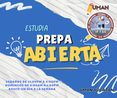 Prepa abierta IFTS UMAN - Becas Cetina y SEP — Las Américas