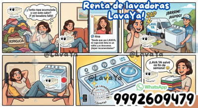 LavaYa, Lavandería de rescate a domicilio — Cinco Colonias